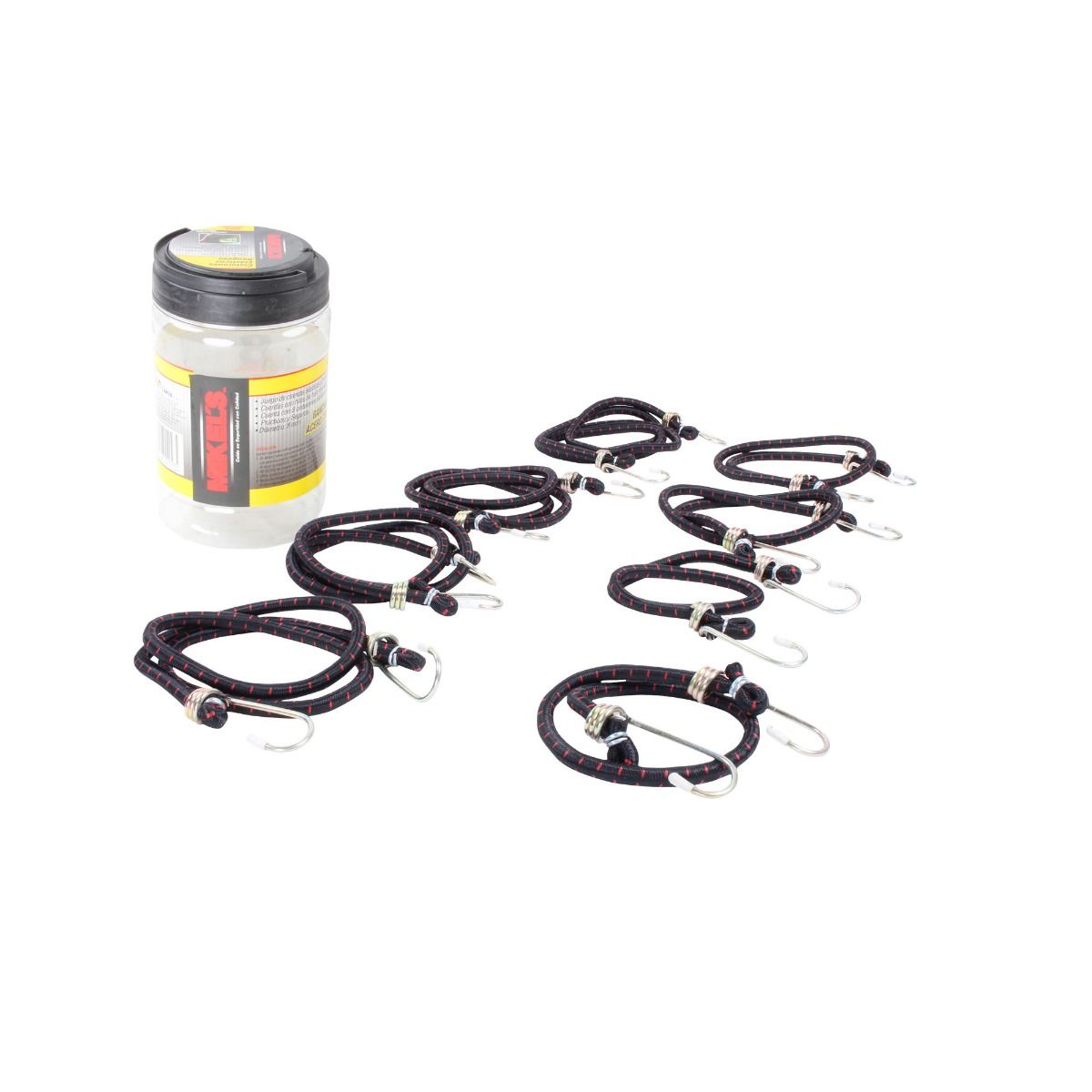 Cinturones elásticos bungees / 8 pzas bote - Image 2