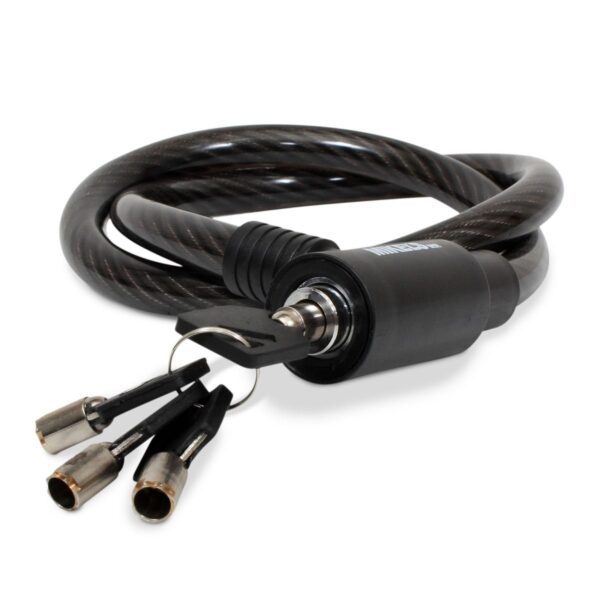 Cable candado flexible llave seguridad 90 cm