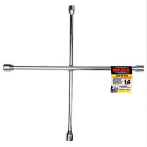 Llave de cruz cromada