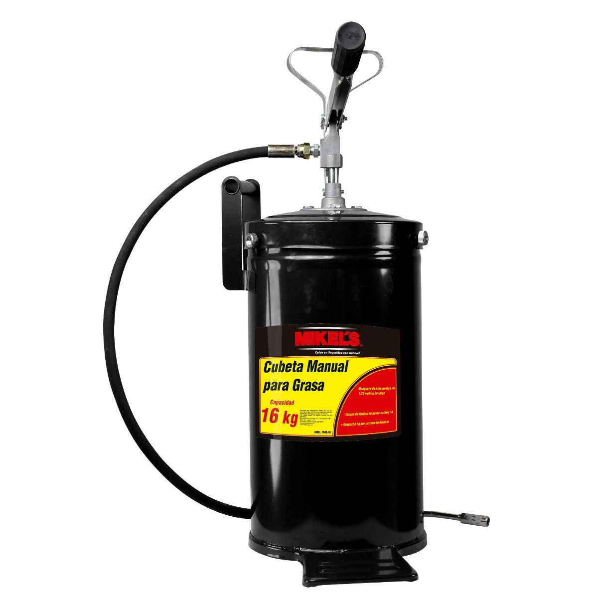 Cubeta manual para grasa 16 Kg (Gallinita)