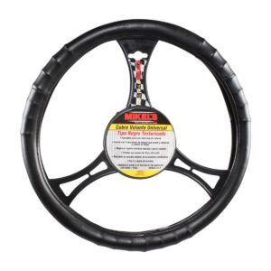 Cubrevolante tipo negro texturizado