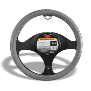 Cubrevolante tipo piel color gris