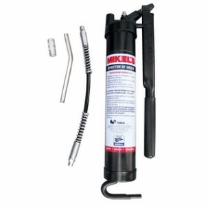 Inyector de grasa con tubo rígido y manguera flexible 12in