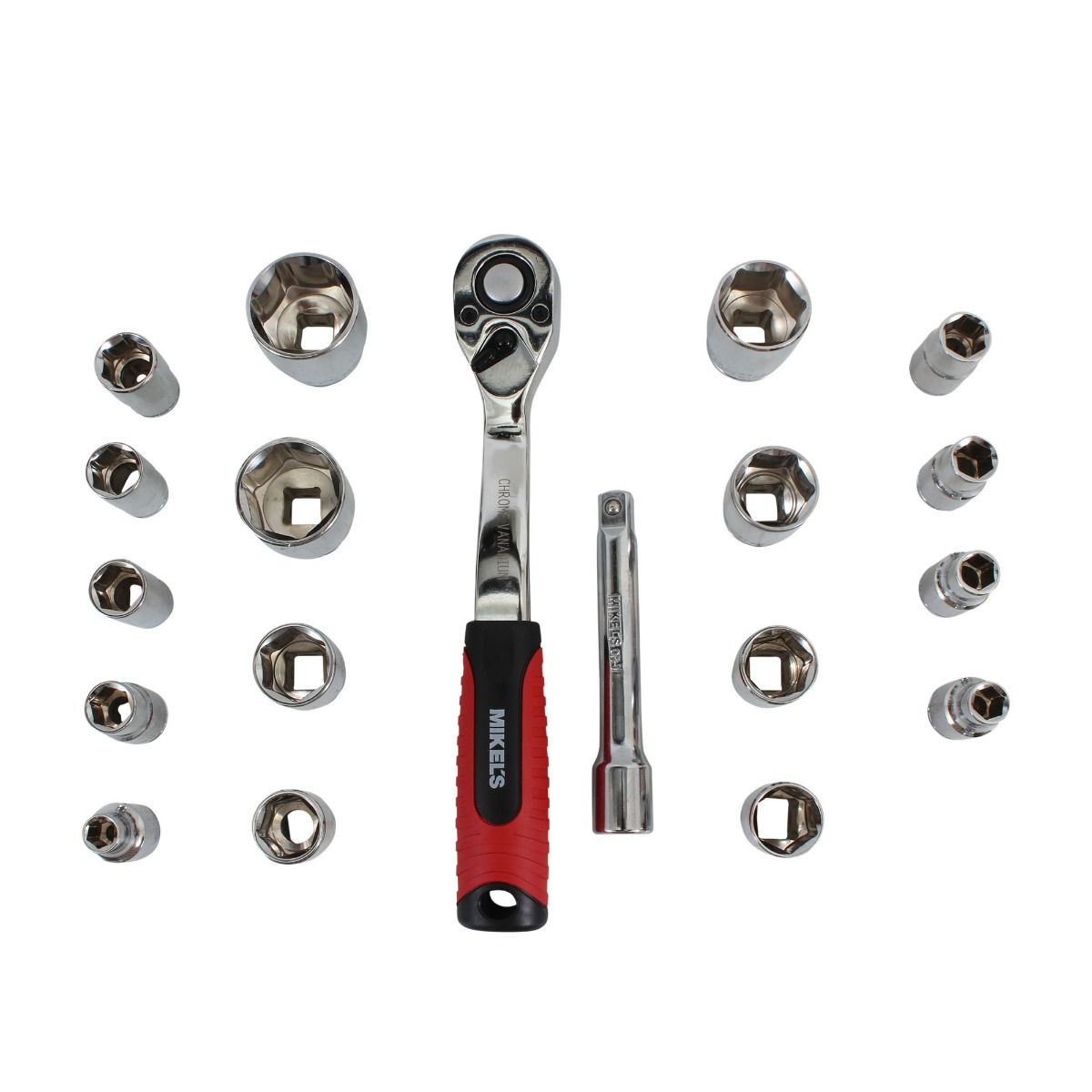 Juego de dados y matraca de 1/2in 19 piezas - Image 2