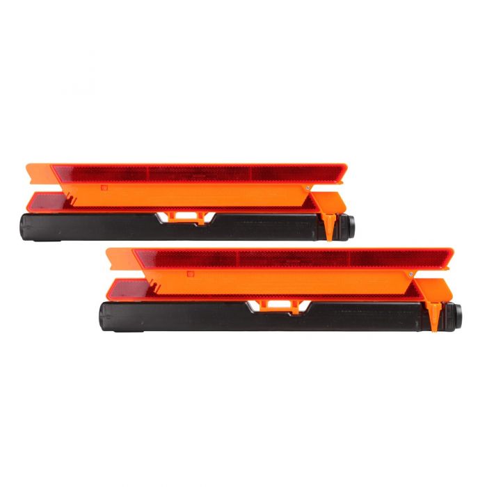 Triangulos reflejantes 17in 1 par con bolsa de vinyl - Image 3